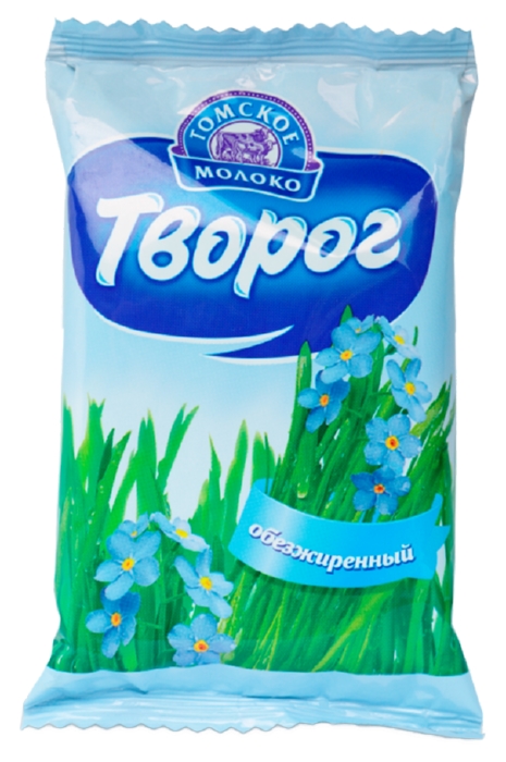 Творог ТОМСКОЕ МОЛОКО обезжиренный бзмж 1.8% 180г