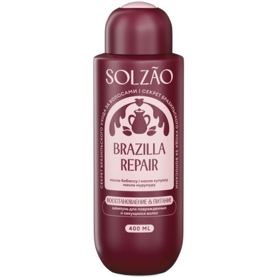 Шампунь СОЛЗАО Восстановление и питание 400мл
