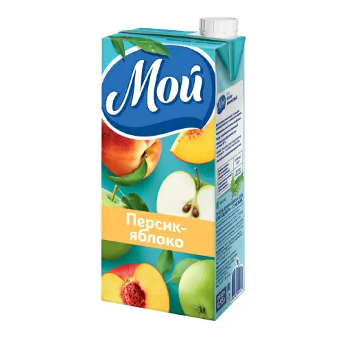 Нектар МОЙ персик яблоко 0.95л