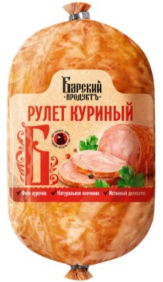 Рулет куриный БАРСКИЙ ПРОДУКТЪ в/к в/у 400г