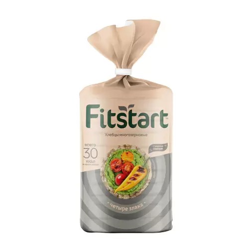 Хлебцы ФИТСТАРТ Четыре злака многозерновые 90г