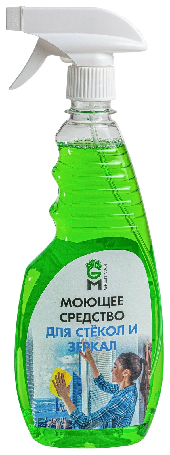 Моющее средство для стекол и зеркал ГРИН МЭН 500мл