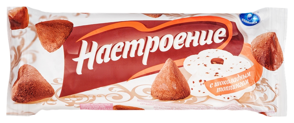 Мороженое СЛАВИЦА Настроение косичка с шоколадной крошкой 500г