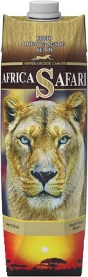 Вино АФРИКАНСКОЕ САФАРИ белое п/сл 10-12% т/пак 1л