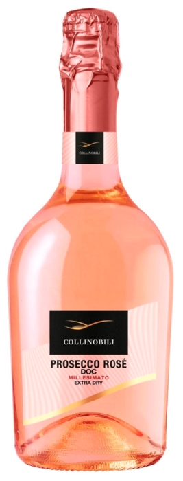 Игристое вино КОЛЛИ НОБИЛИ Просекко Розе розовое брют 11% 0.75л