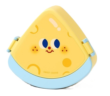 Ланчбокс МИЛОТА Сыр с глазками желтый 1л арт.6827-01