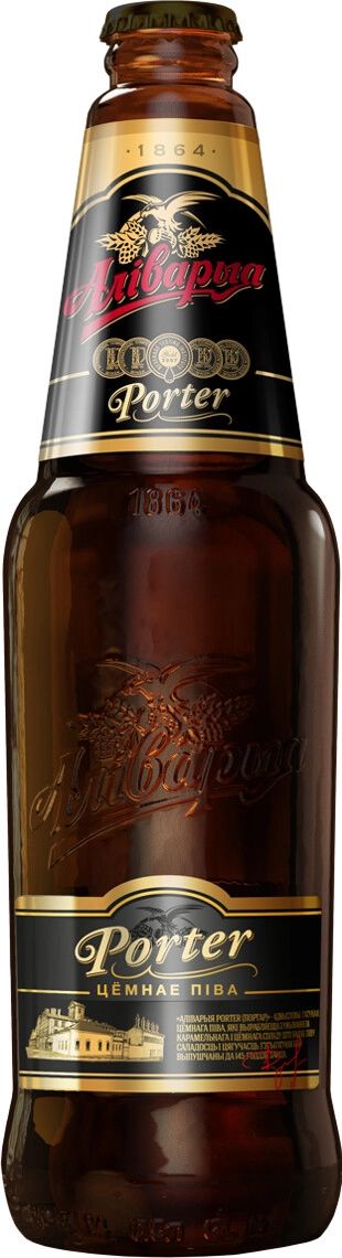 Пиво АЛИВАРИЯ Портер темное 6.5% ст/б 0.45л