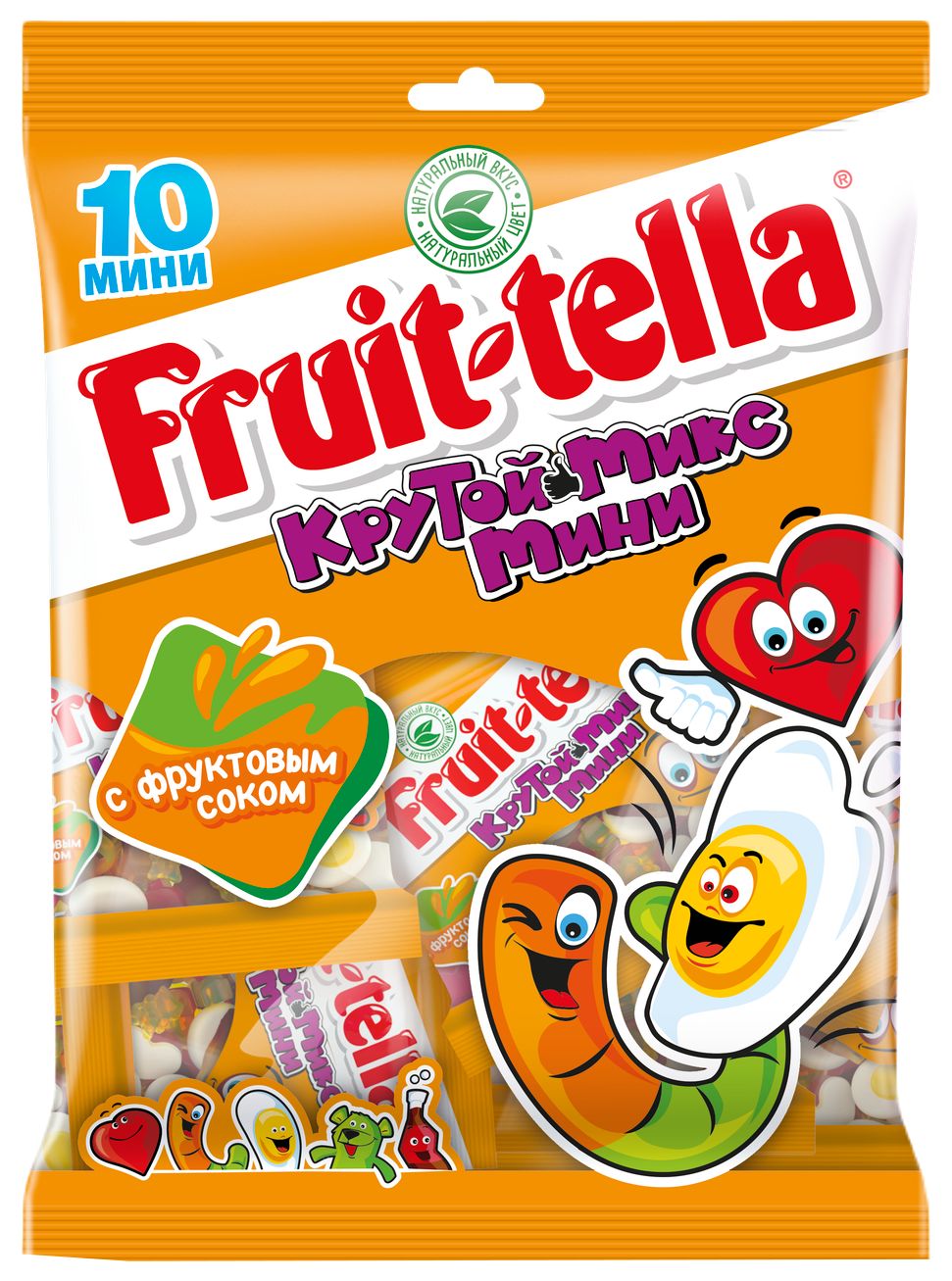 Жевательный мармелад ФРУТТЕЛЛА Крутой микс мини 10*20г