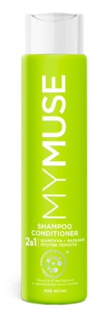 Шампунь-бальзам МАЙ МЬЮСС против перхоти 2в1 400мл
