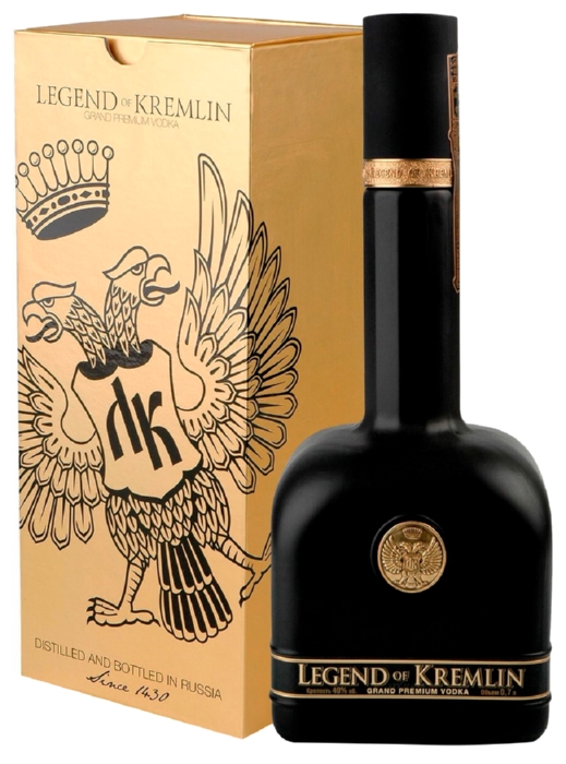 Водка ЛЕГЕНДА КРЕМЛЯ 40% ПК 0.7л