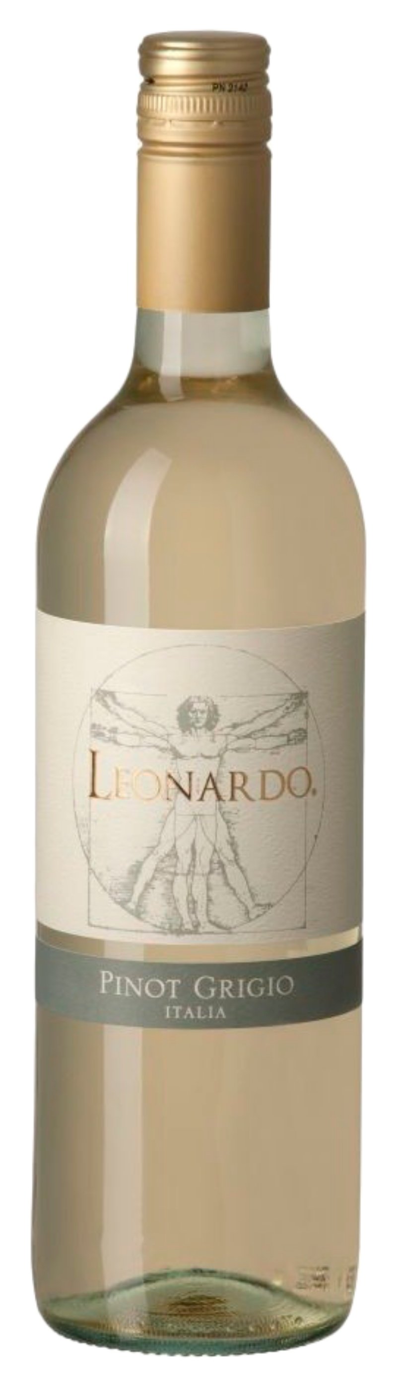 Вино ЛЕОНАРДО Пино Гриджио Делле Венеция белое сухое 12% ст/б 0.75л