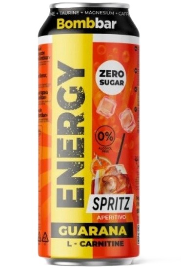 Напиток БОМББАР Энерджи Спритц Аперитиво гуарана л-карнитин ж/б 450мл