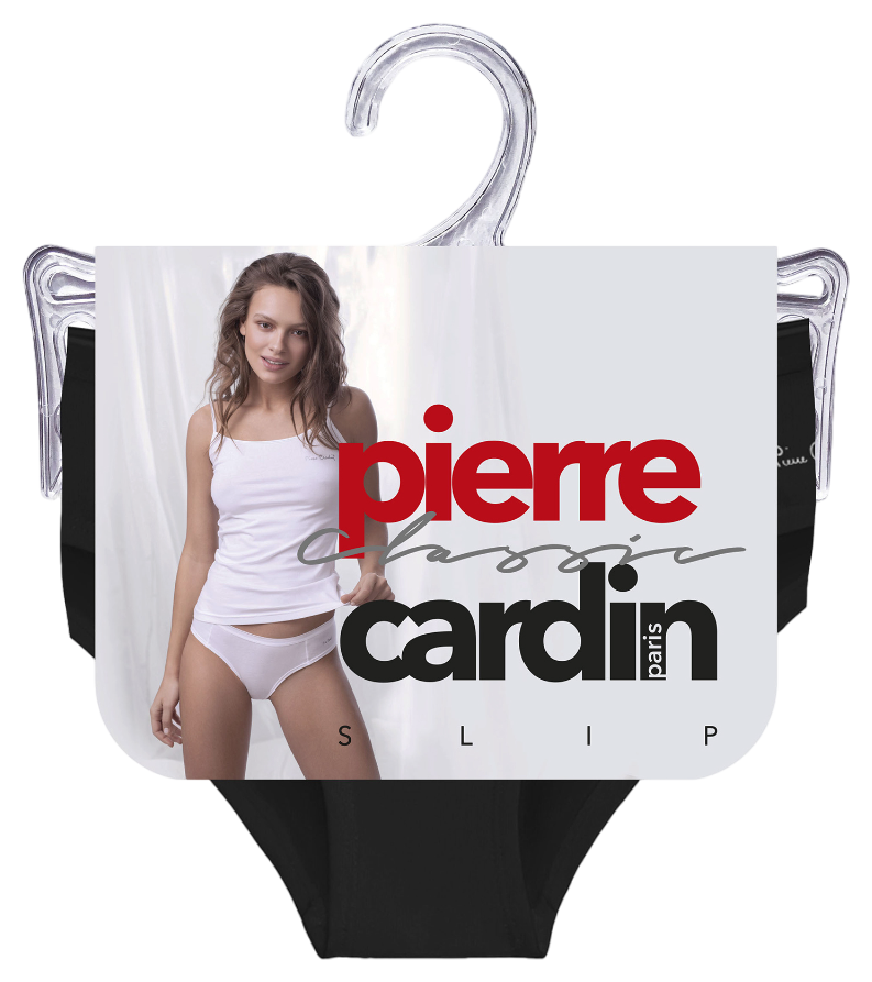 Трусы женские ПЬЕР КАРДЕН слип черные р.7 арт.PC15006