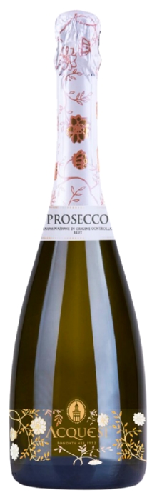 Игристое вино АКУЭЗИ Просекко белое брют 11% ст/б 0.75л
