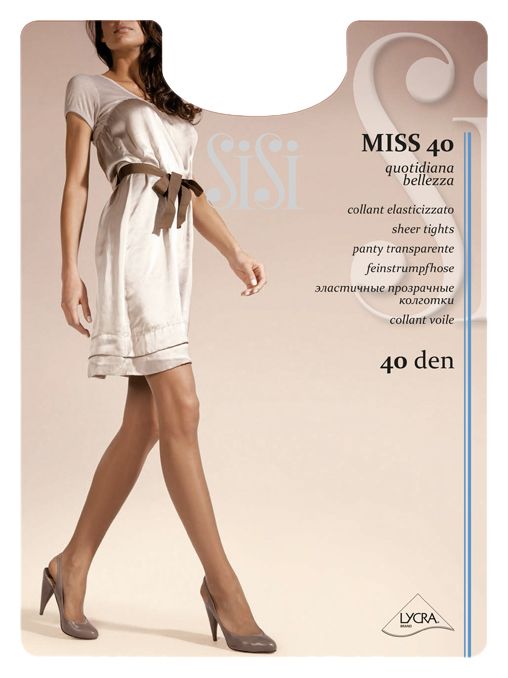 Колготки СИСИ Мисс 40ден неро 5