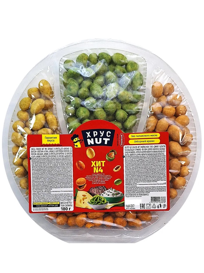 Смесь снеков ХРУСТ НАТ Хит №4 180г