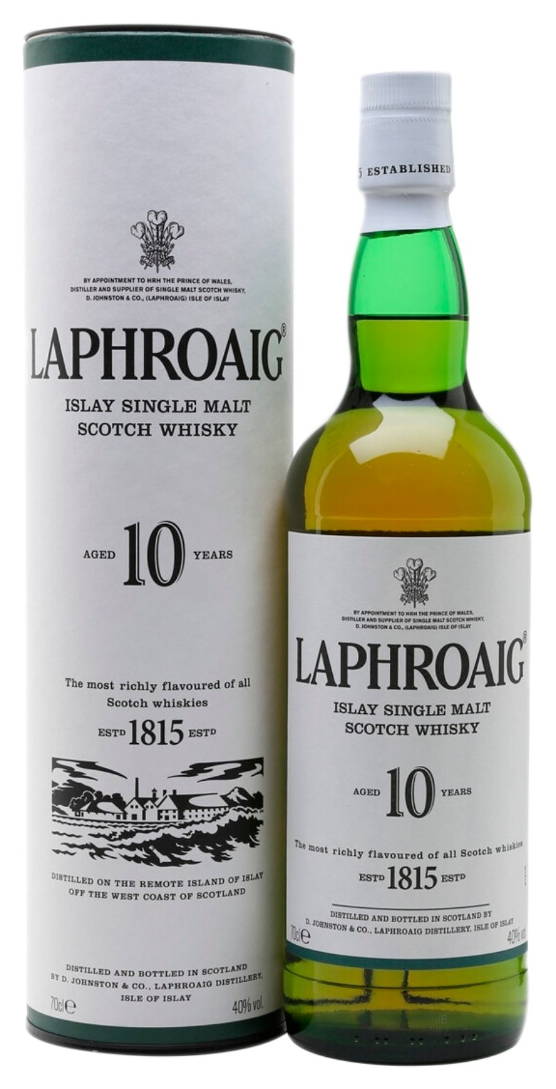 Виски ЛАФРОЙГ односолодовый 10 лет 40% ПК 0.7л