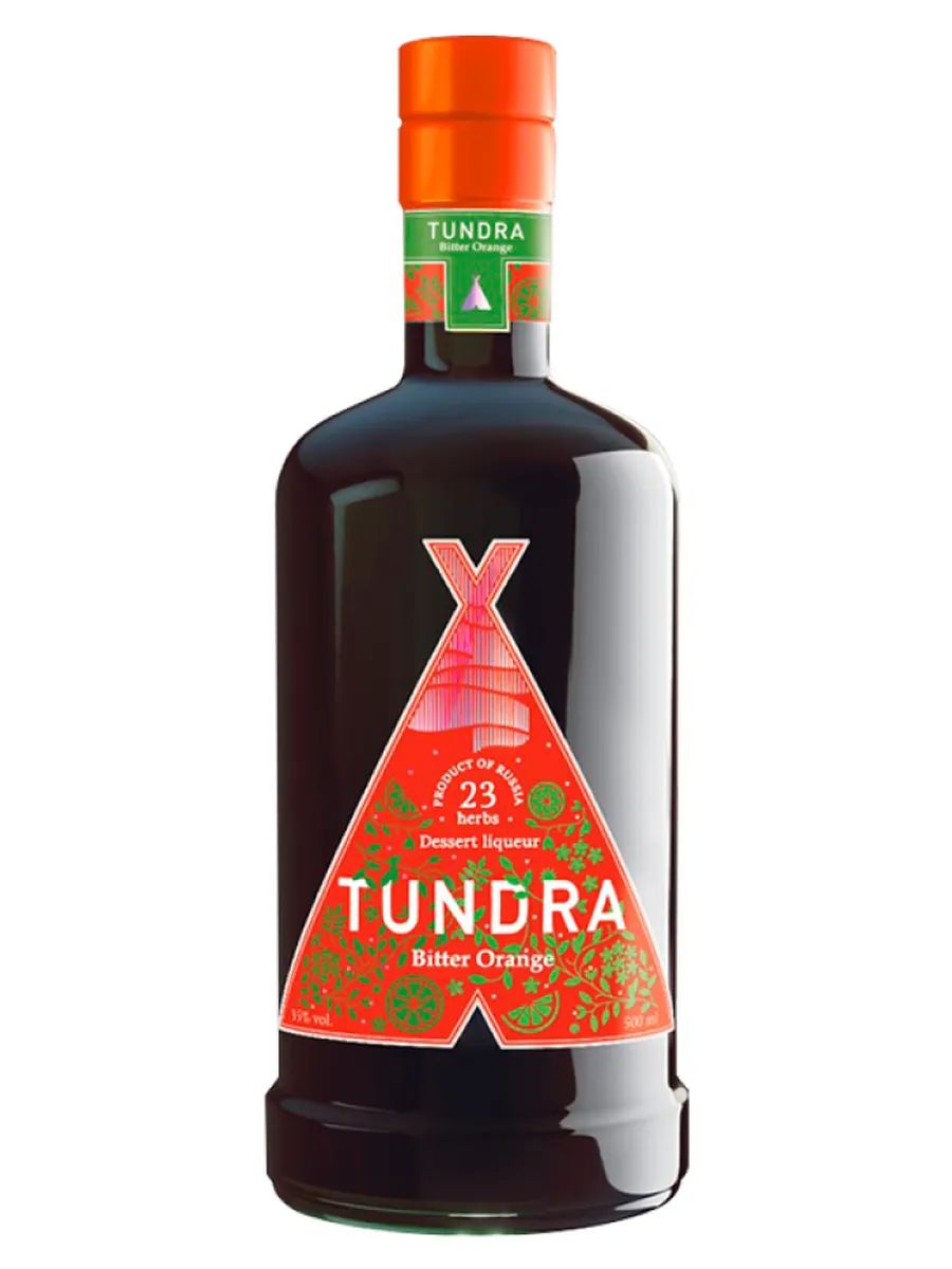 Ликер ТУНДРА Биттер Оранж 35% ст/б 0.5л