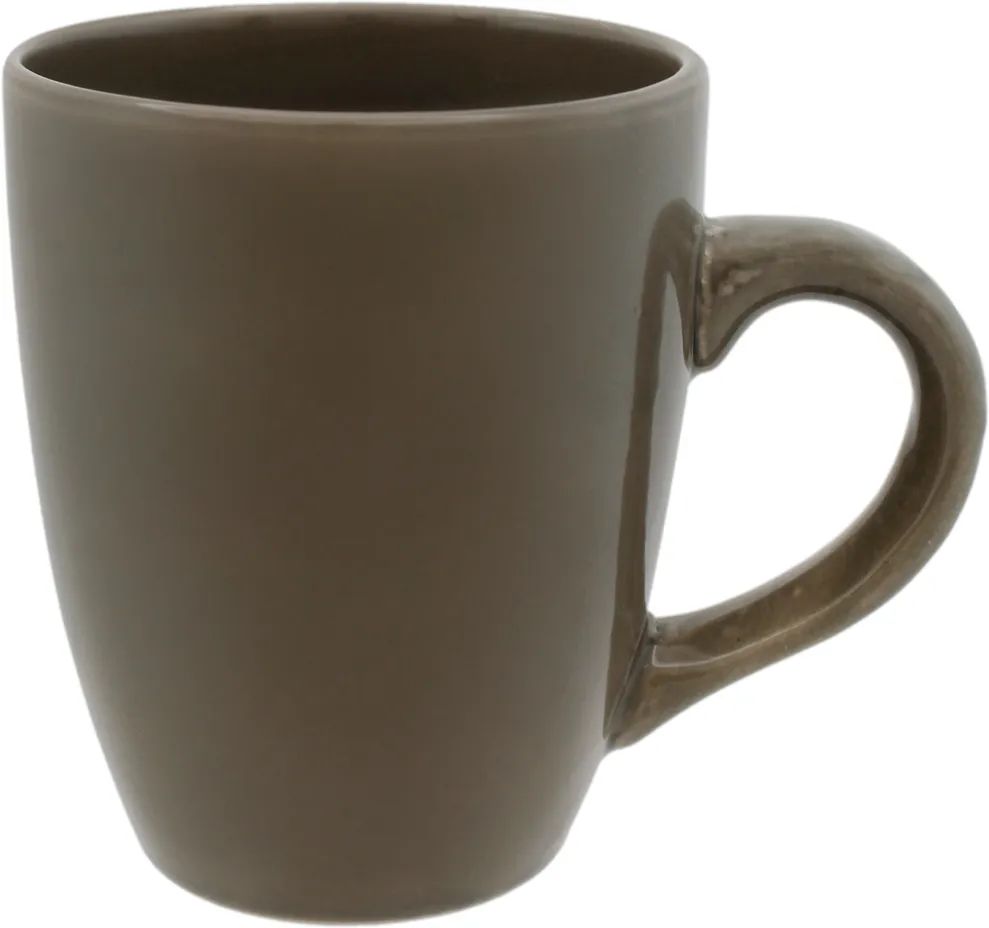 Кружка глянцевая серая 320мл