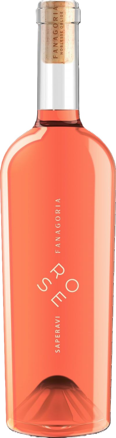 Вино ФАНАГОРИЯ Розе Саперави розовое п/сух 13.5% ст/б 0.75л