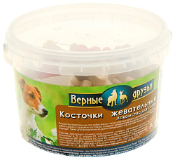 Лакомство для собак ВЕРНЫЕ ДРУЗЬЯ Мини косточка жевательная 250г