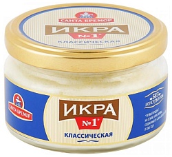 Икра мойвы САНТА БРЕМОР Классическая ст/б 180г