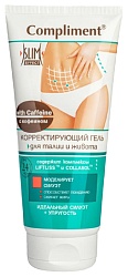 Гель для талии и живота КОМПЛИМЕНТ с кофеином корректирующий 200мл