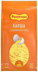 Мак.изделия РОЛЛТОН Лапша яичная для супов 400г