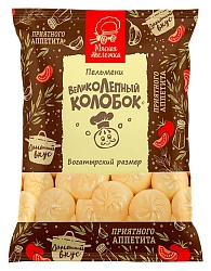 Пельмени ВЕЛИКОЛЕПНЫЙ КОЛОБОК Богатырский размер 800г