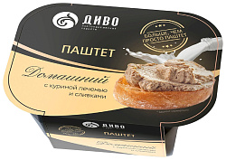 Паштет ДИВО Домашний с куриной печенью и сливками 150г