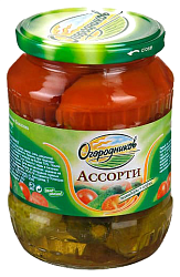 Ассорти ОГОРОДНИКОВ овощное ст/б 680г