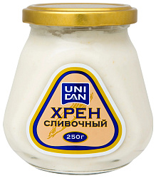 Хрен УНИ ДЕН сливочный ст/б 250г