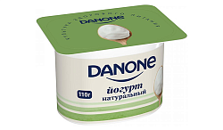 Йогурт ДАНОН натуральный густой бзмж 3.3% 110г