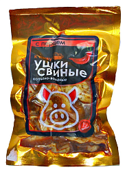 Уши свиные БРАВО с перцем в/к 100г