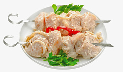 Шашлык куриный из филе грудки охл 1кг