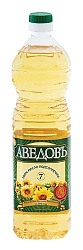 Масло подсолнечное АВЕДОВЪ рафинированное 1л