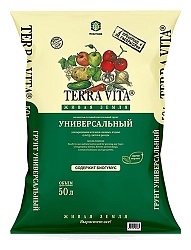 Почвогрунт ТЕРРА ВИТА Живая земля универсальная 50л