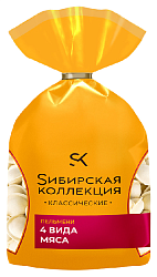 Пельмени СИБИРСКАЯ КОЛЛЕКЦИЯ 4 вида мяса 700г