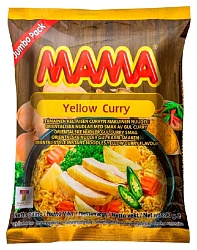 Лапша б/п МАМА со вкусом желтого карри м/у 90г