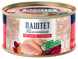 Паштет ПУТИНА Камчатский пастер из икры трески ж/б 100г