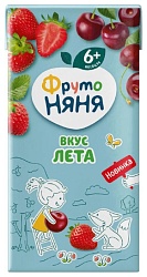 Нектар ФРУТОНЯНЯ Вкус лета т/пак 0.2л