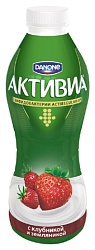 Биойогурт АКТИВИА клубника земляника бзмж 2% 870г