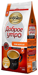 Кофе МКП Доброе утро молотый м/у 200г