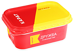 Сыр плавленый КАРАТ Дружба бзмж 45% 400г