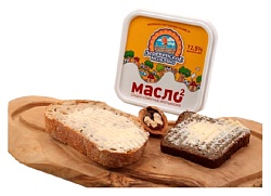 Масло сладко-сливочное ДЕРЕВЕНСКОЕ МОЛОЧКО Крестьянское несоленое бзмж 72.5% 300г