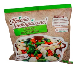 Овощи ПРОСТО НАТУРАЛЬНО Весенние с/м 400г