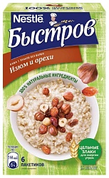 Каша БЫСТРОВ 5 злаков изюм орех ПБИО1 40г