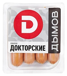 Сосиски ДЫМОВ Докторские в/у 300г