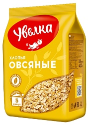 Овсяные хлопья УВЕЛЬСКИЕ КРУПЫ тонкие м/у 500г