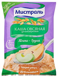 Каша овсяная МИСТРАЛЬ яблоко груша м/у 40г